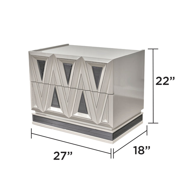 Lavita 2-Drawer Nightstand