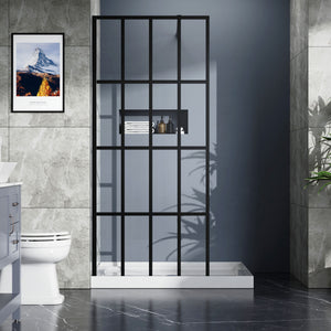 Shower Door Walk - Black