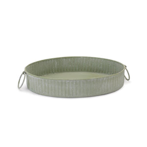 Round Iron Metal Tray (Set of 3)
