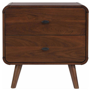 2 Drawer Nightstand - Walnut