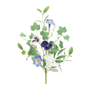 Mixed-petunia-pansy-spray-(set-of-6)-Artificial-Flowering-Plants