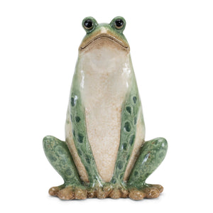 Ceramic-Frog-Statue-(Set-of-2)-Sculptures-&-Statues