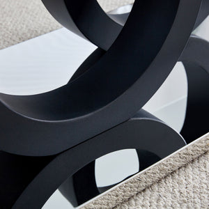 Minimalist Coffee Table - Black