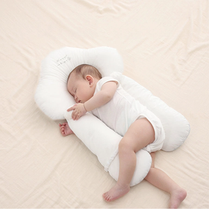 Baby Anti Flat Head Pillow Organic Cotton Infant Sleeping Support Cushion