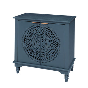 Hollow - Carved 2 Doors Accent Cabinet