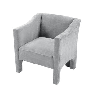 Barrel Accent Chair With Enclosed Arms
