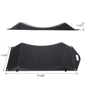 Tire Saver Ramps Anti-Slip Design (Set of 4) - Black