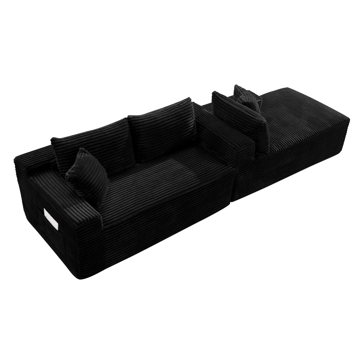 106.3" Cloud Modular Sectional Sofa with L-Shape Chaise