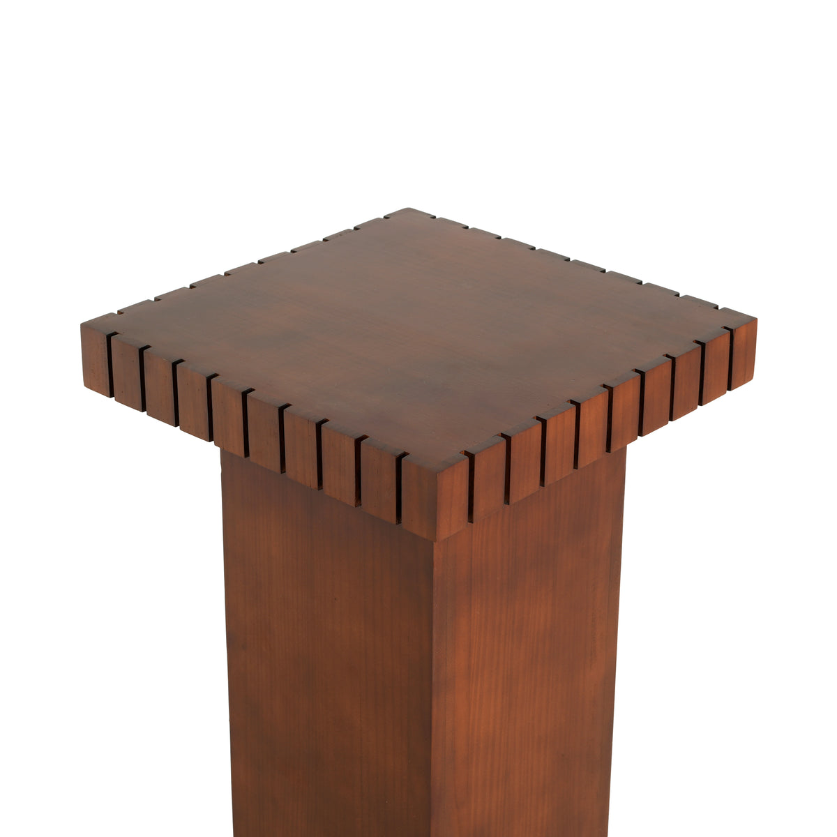 Walnut Wood Square End Table