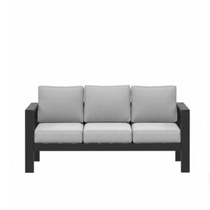 All-Weather Patio Sofa With Cushions, 3 Seat Outdoor Couch