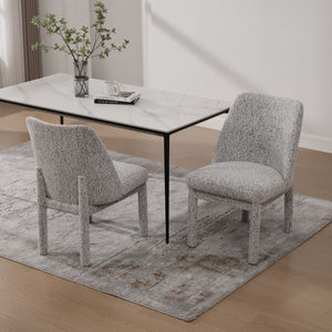 Wide Minimalist Dining Chair