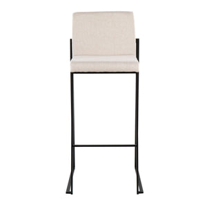 Fuji - Contemporary High Back Barstool Elegant Design