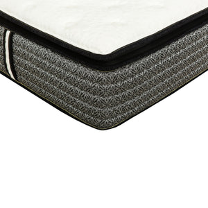 14" Premium Hybrid Mattress In A Box Plush Gel Memory Foam Top With Cooling Technology - Gray / White - Queen