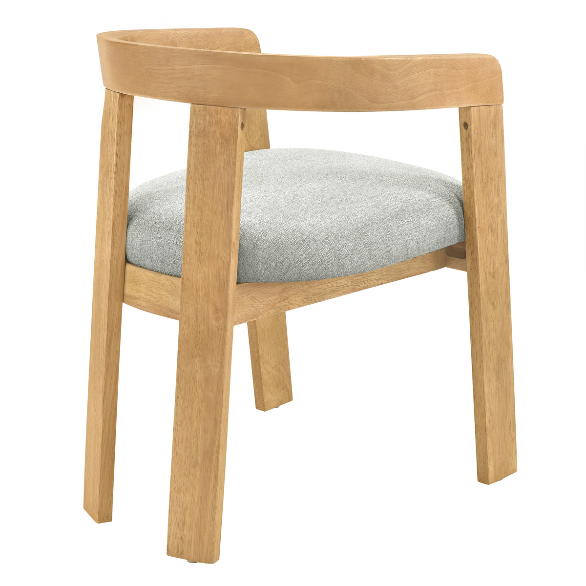 Modern Barrel Dining Chairs Set of 2