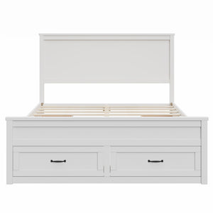 Modern Storage Platform Bed Frame With 6 Drawers