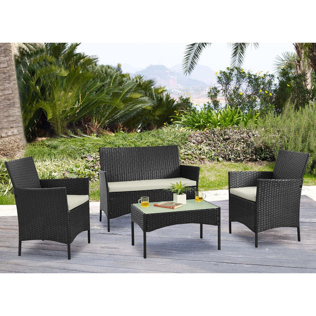 Imperia - 4 Piece Outdoor Conversation Set