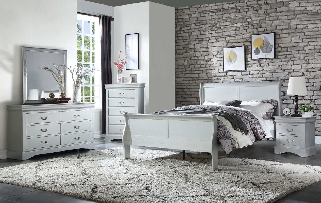 Louis Philippe Sleigh Bedroom Set