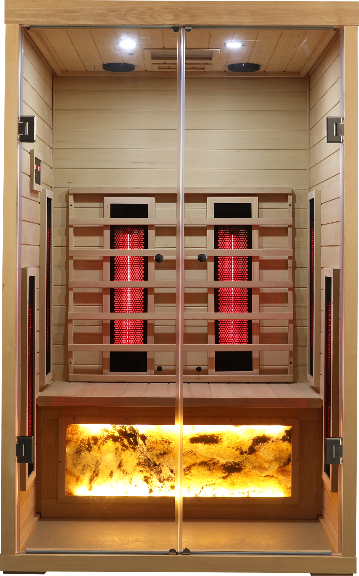 Two Person Indoor Hemlock Sauna – Far Infrared Sauna Room