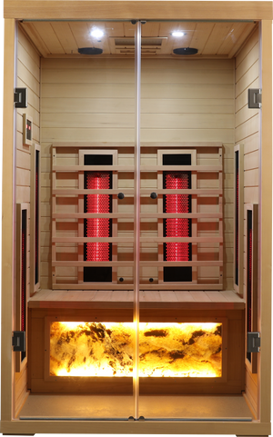 Two Person Indoor Hemlock Sauna – Far Infrared Sauna Room