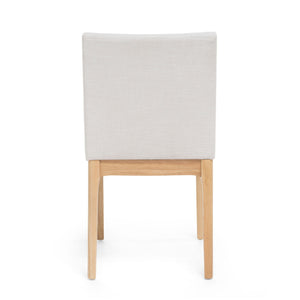 Contemporary Dining Chair SetWith Upholstered Fabric
