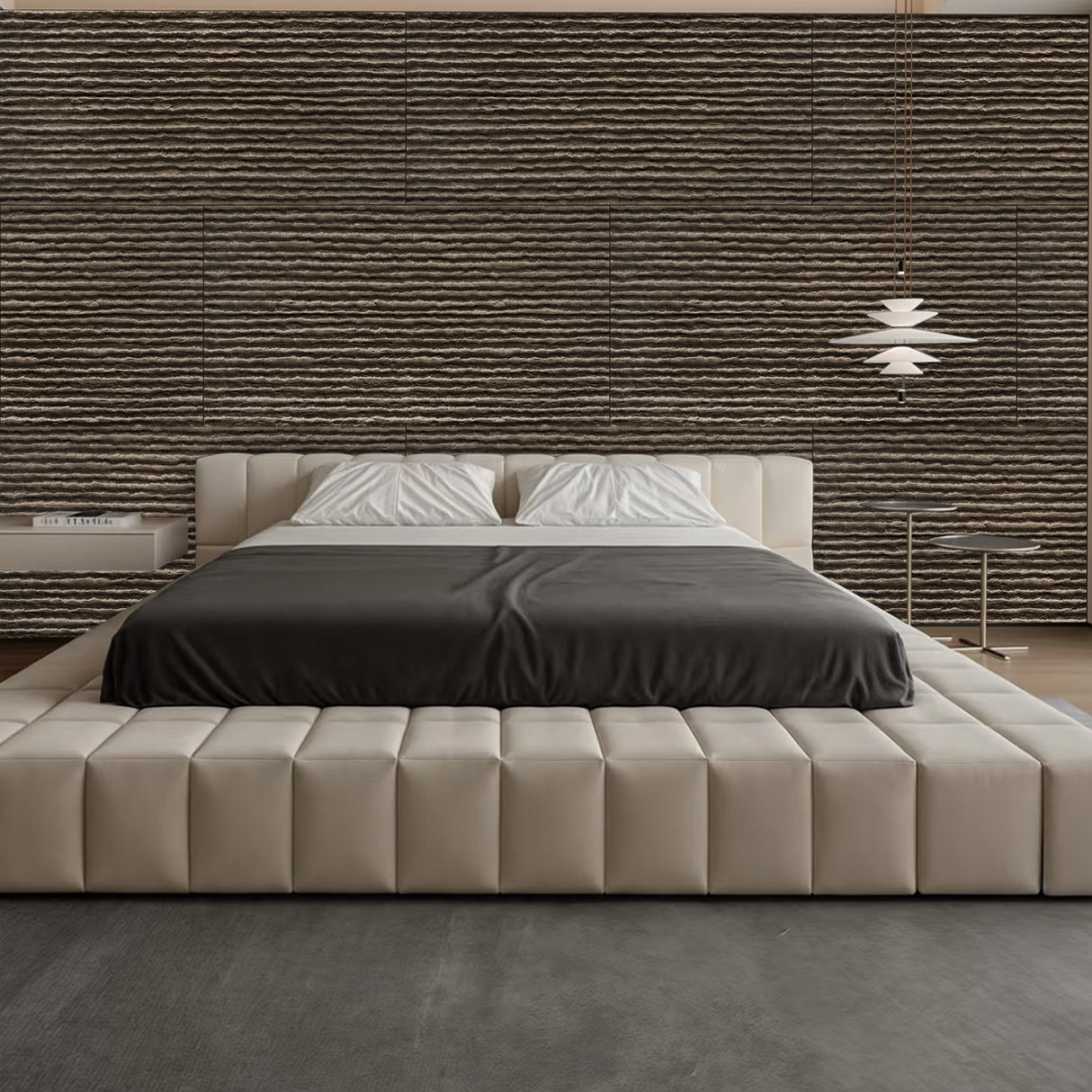 3D Faux Stone Wall Panels - 12 PCS PU Wainscoting
