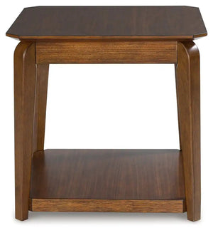 Trenmour - Square End Table - Medium Brown - Best Buy Furniture