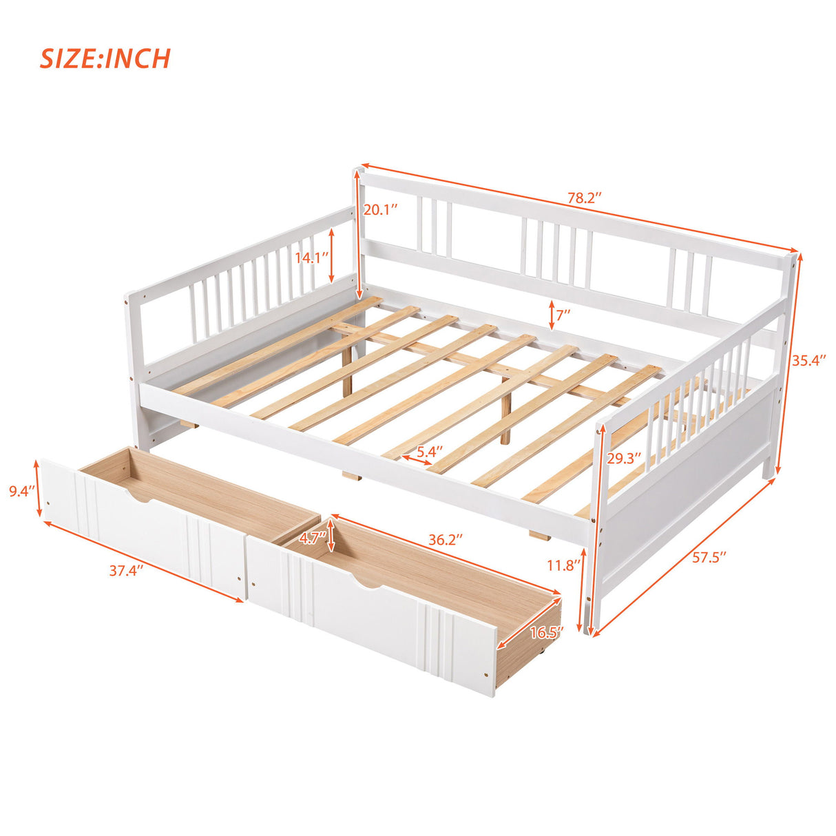 Multifunctional Modern Daybed