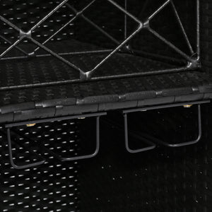 K&K 52.8"W Wicker Outdoor Grill Cart with Extended Table Top