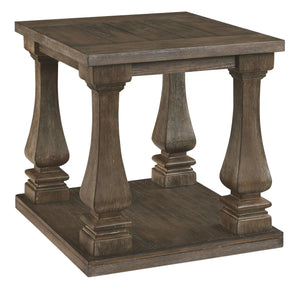Johnelle - Rectangular End Table - Gray - Best Buy Furniture