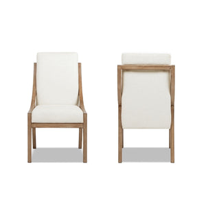 Lennox - High Back Upholstered Dining Chair (Set of 2) - Light Beige