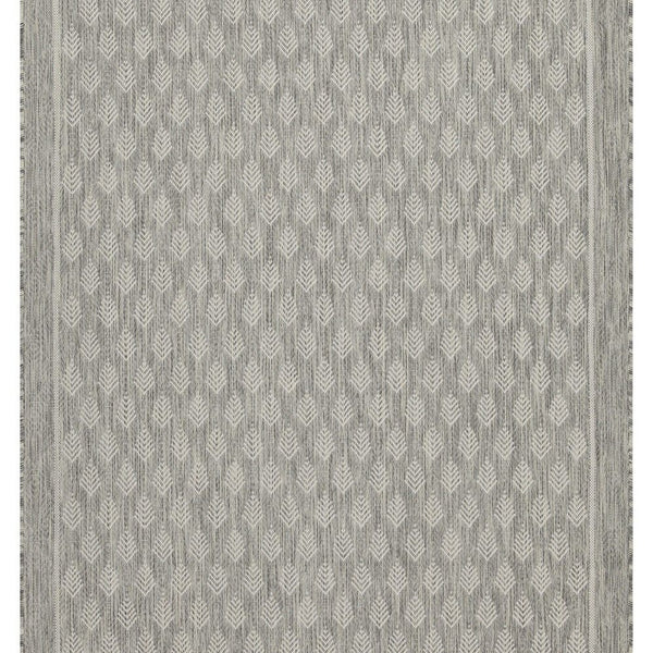 Sunshine - 5'3" X 7'3" Indoor, Outdoor Polypropylene Area Rug - Silver