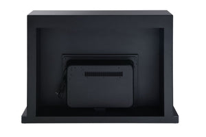 Drisana - Mirrored Fireplace - Black - Best Buy Furniture