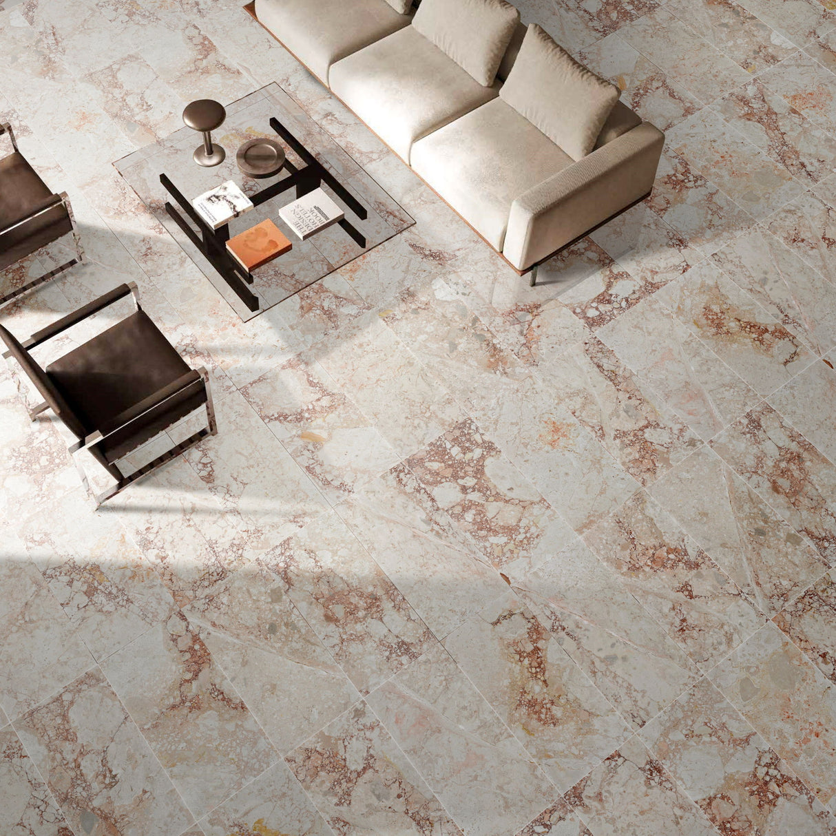 Natural Marble Polished Tile For Wall And Floor (Set of 4)