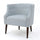 Contemporary Upholstered Club Chair With Button Tufting - Best Buy Furniture