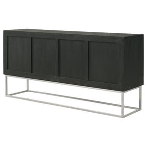 Washoe - 4 Door Accent Cabinet - Walnut