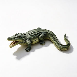 23" Simulated Crocodile Garden Statue