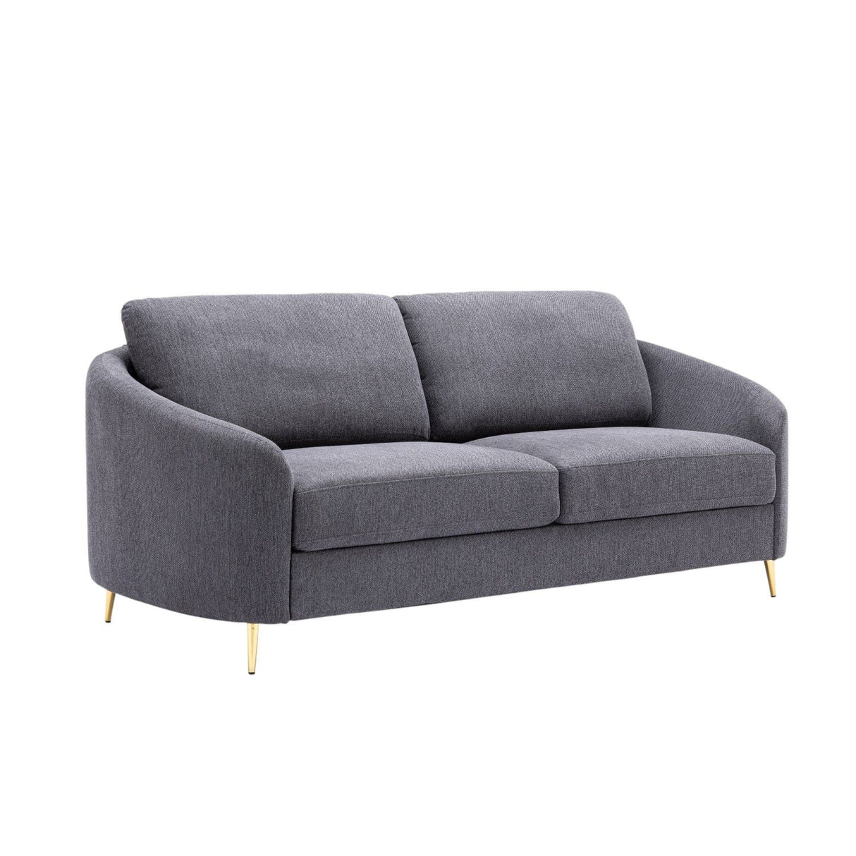 Yuina Linen Sofa in Gray