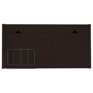 Maxim - 2 Drawer Computer Desk With Lift Top Storage And Power Outlet - Cappuccino