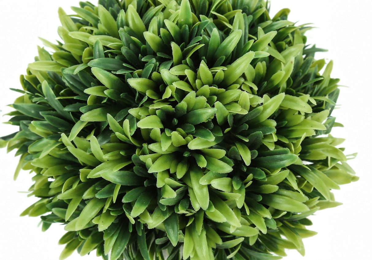 5" Tall, Artificial Plant, Grass, Indoor, Faux, Fake, Table, Greenery, Potted, Decorative (Set of 3) - Green / Gray - Best Buy Furniture