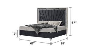 Lavita Modern & Contemporary 5 Pc Queen Upholstered Bedroom Set