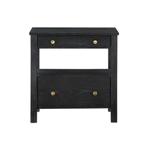 Danielle - 2 Drawer Nightstand - Black