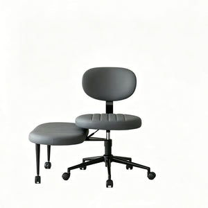Ergonomic Cross Legged Office Chair With Back Support