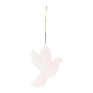Metal Dove Bird Ornament (Set of 6)