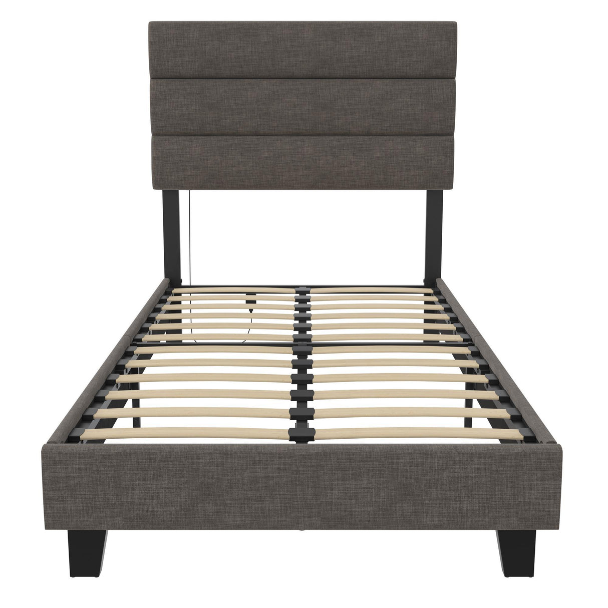 Paloma Twin Bed With Dual USB Port - Linen