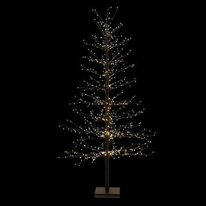Black LED Twig Tree 5'H