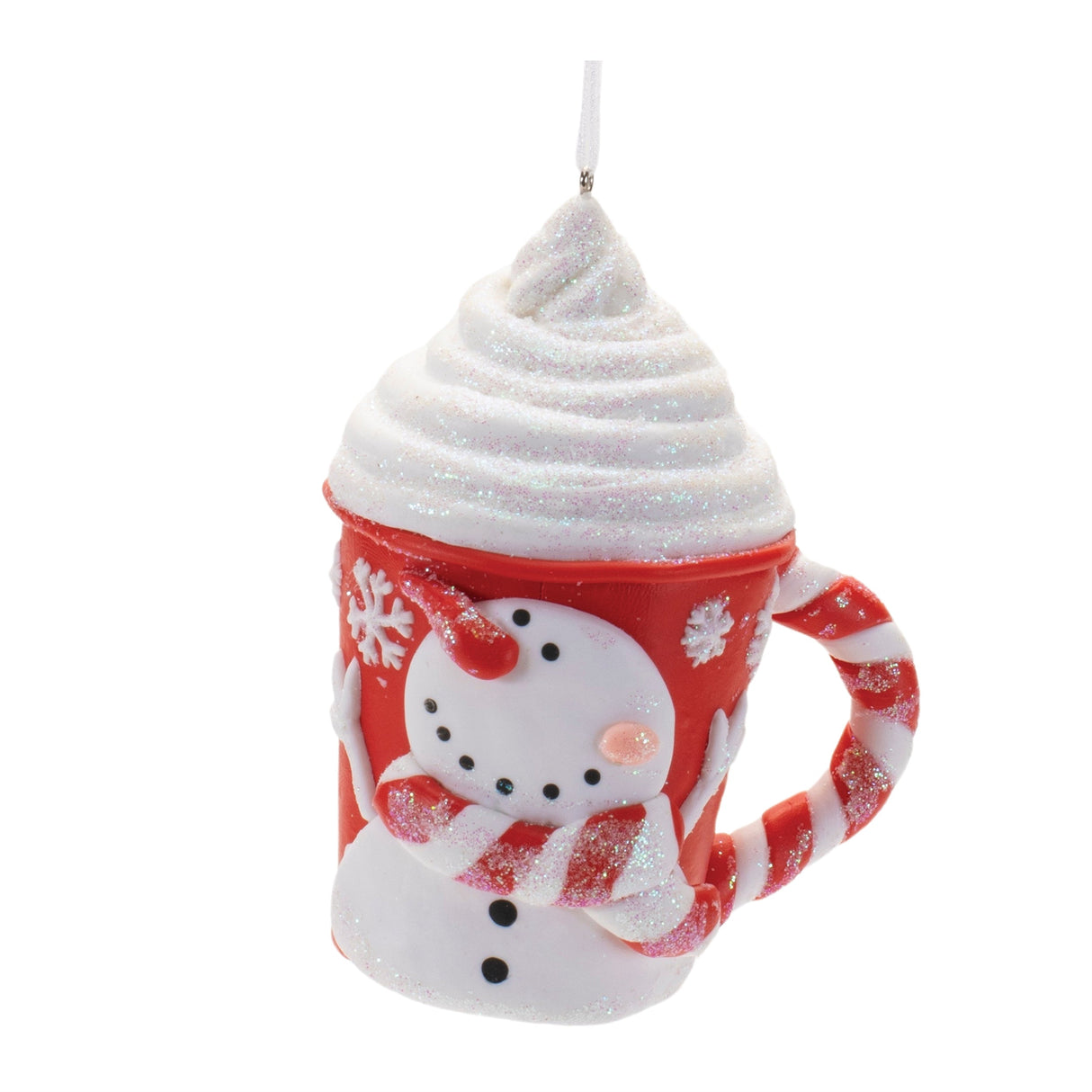 Peppermint-Snowman-Mug-Ornament-(Set-of-12)-Christmas-Ornaments