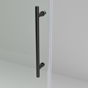 56-60"W x 76"H Frameless Sliding Shower Door with Premium Tempered Glass