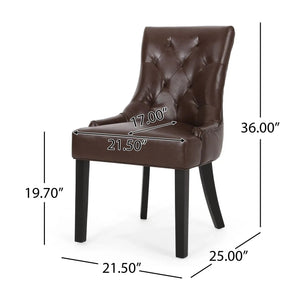 Cheney - Contemporary Dining Chair Tufted Upholstery (Set of 2) - Best Buy Furniture