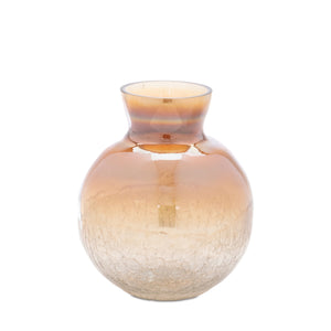 Crackled Glass Bud Vase (Set of 3)