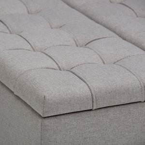Harrison - Upholstered Coffee Table Storage Ottoman